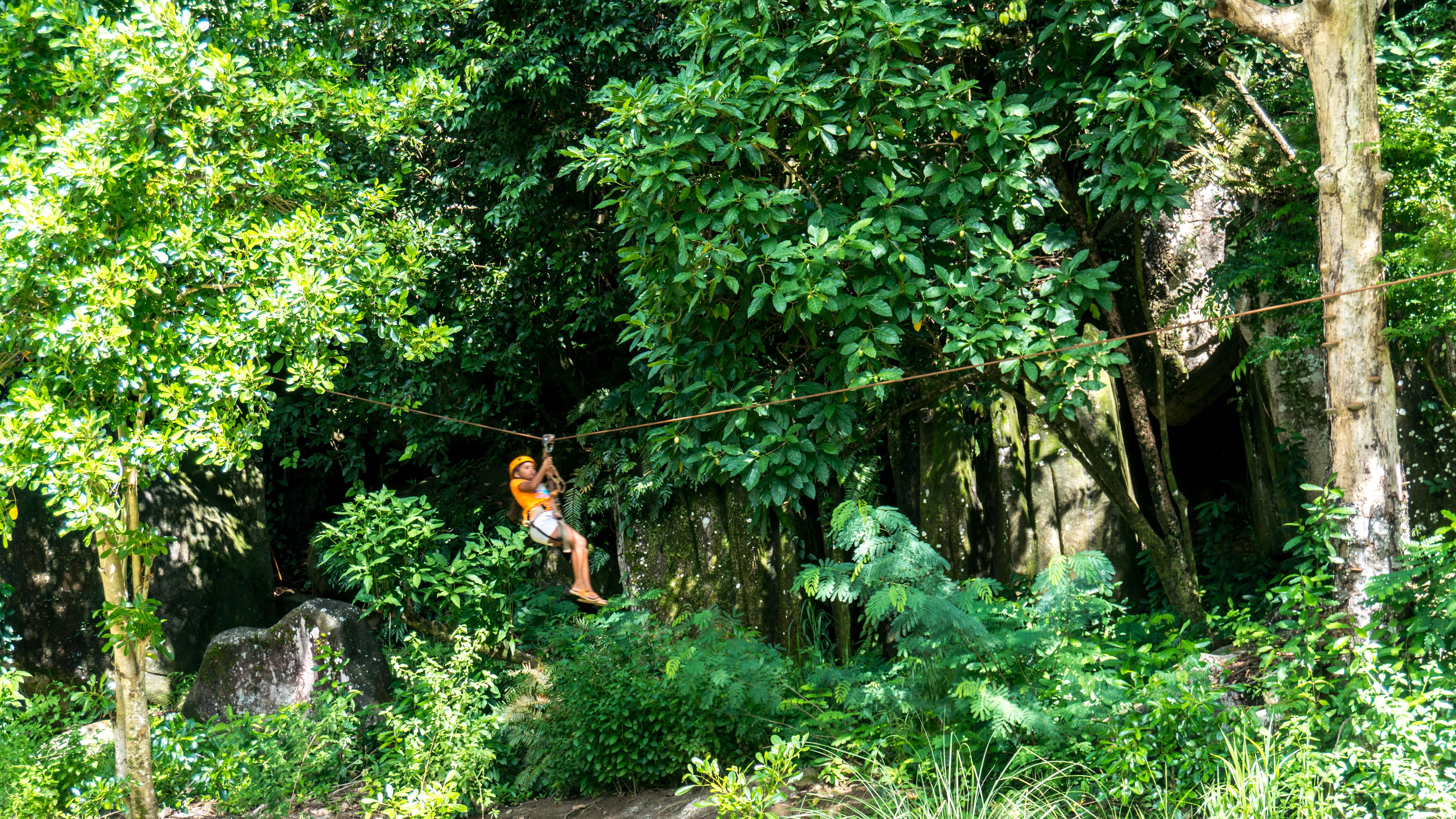 Constance Ephelia Hotel Port Glaud Exterior foto Ziplining at the park